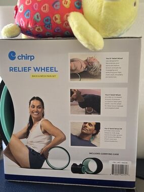 Chirp Relief Wheel Back & Neck Pain Set - Teal